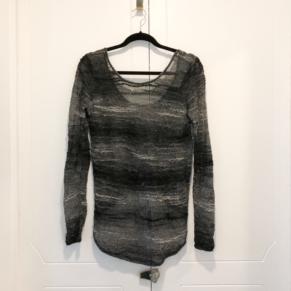 VGUC Size M Helmut Lang Drop Front Mohair Sweater